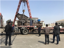 發往重慶液壓開箱制砂機現場